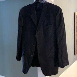 2 piece man’s suit - Dark navy w/pinstripes